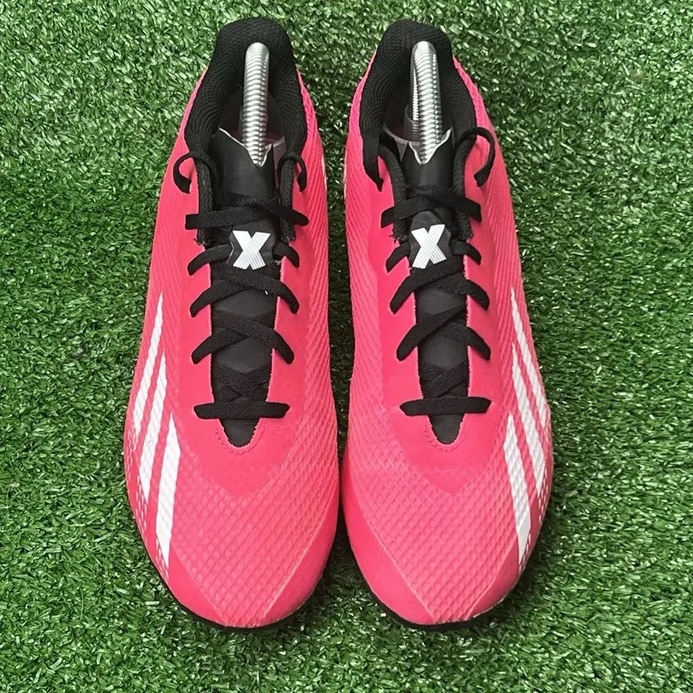 Adidas X Speedportal 4 FGX Soccer Cleats Men's US 7 / EU 39.5 Pink & Black Boots